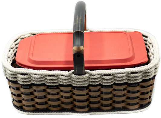 Double Casserole Basket-Cottage Black