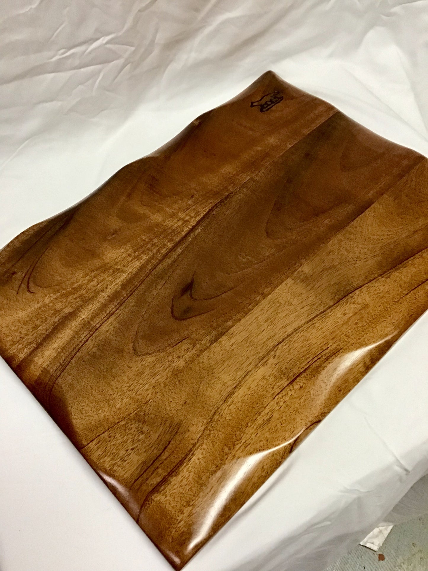 Charcuterie Board- Mahogany w/waned egde