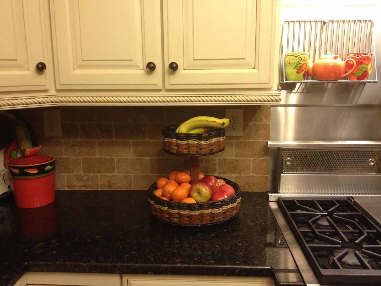 Double Lazy Susan Basket