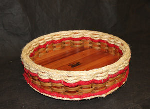 13inch Lazy Susan Basket-Shabby Chic Collection