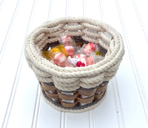 Candy basket-Cottage Grey