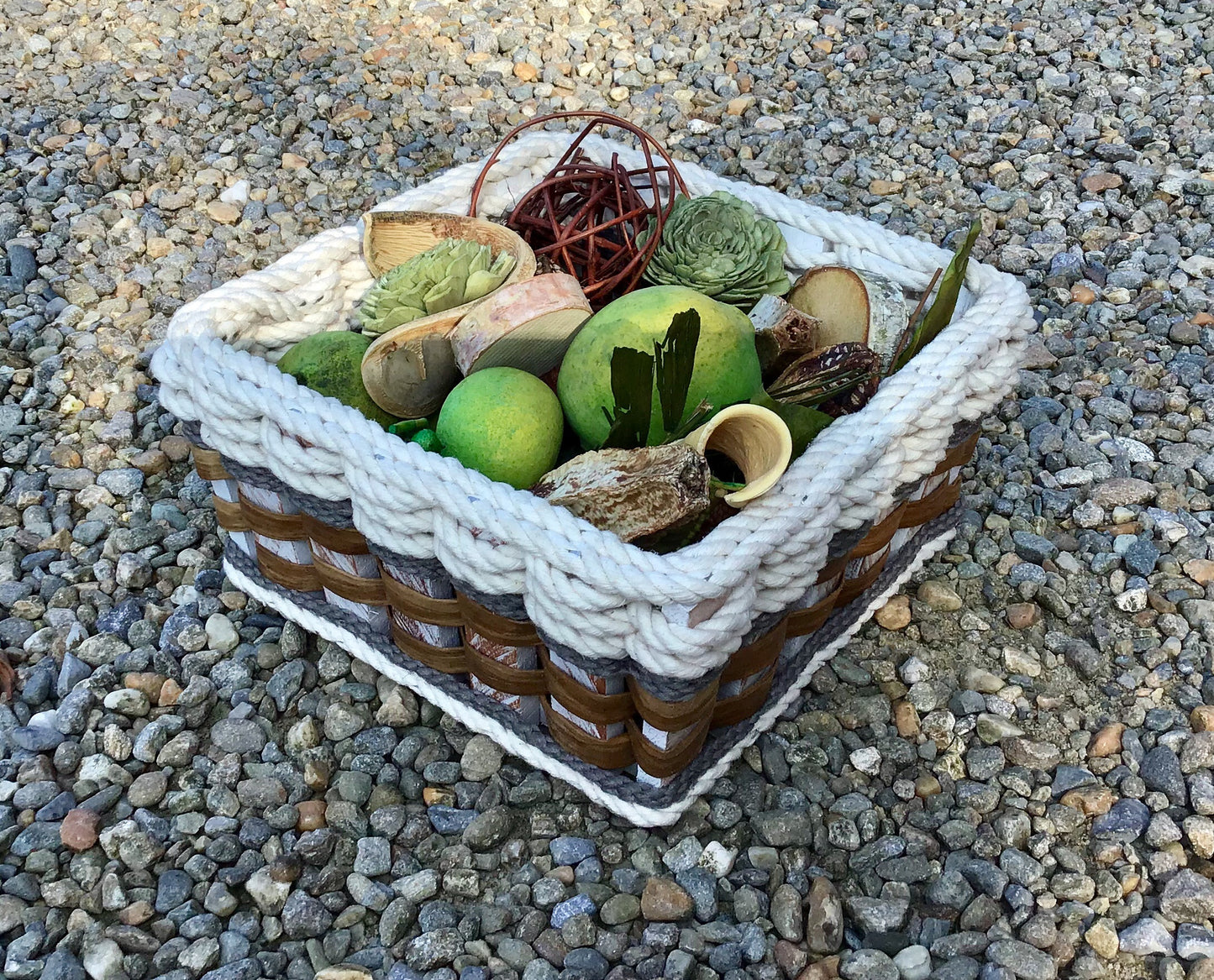 Napkin Basket-Cottage Grey