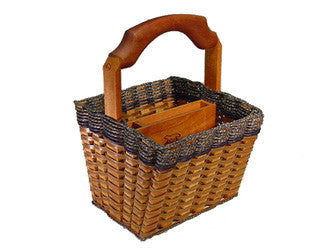 Magazine/Book Basket w/remote holder