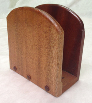 Napkin Holder--solid mahogany